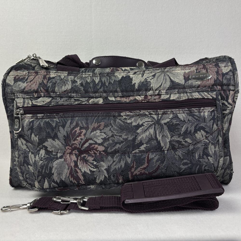 Pierre Cardin Floral Tapestry Weekender Travel Bag w/ Shoulder Strap